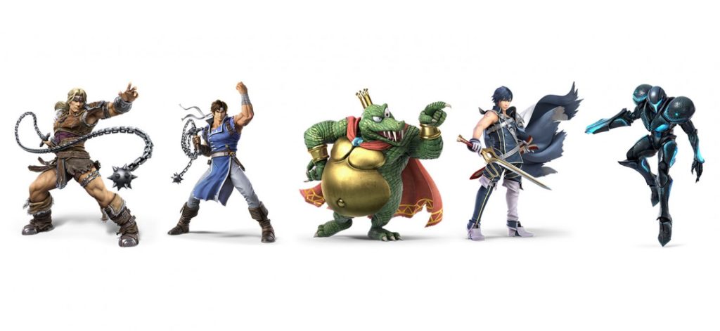 5 nouveaux personnages se joignent au casting de Super Smash bros; !
