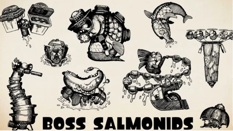 Splatoon 3 - Liste des Salmonoboss.